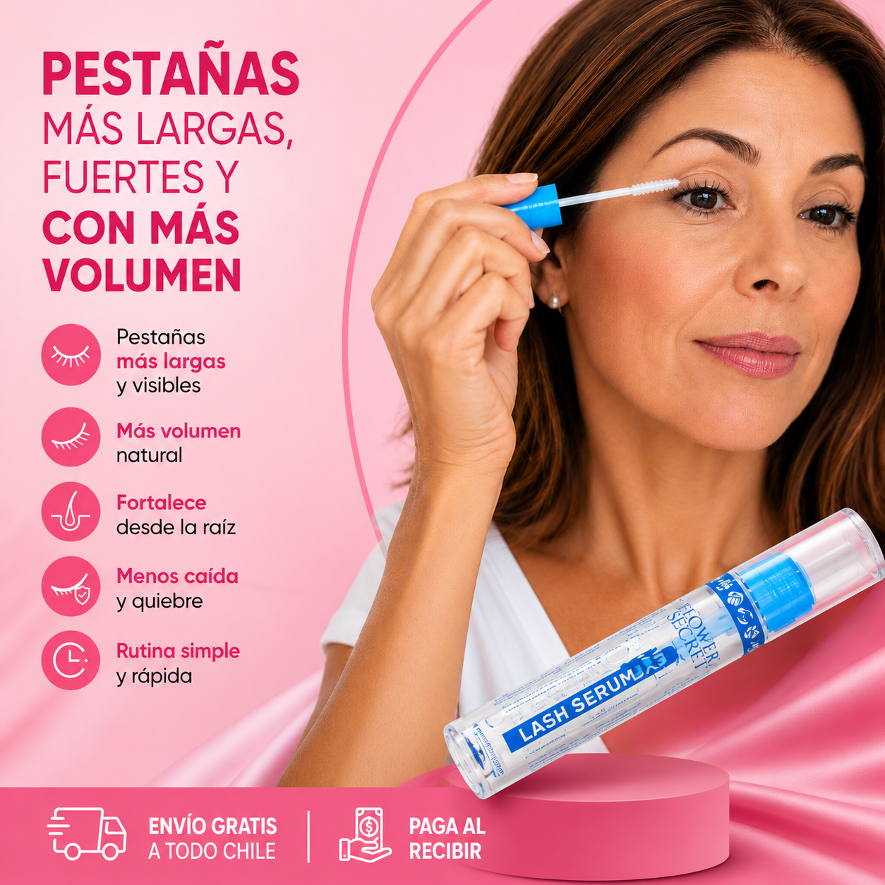 SERUM DE PESTAÑAS - Pestañas mas largas y visibles